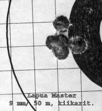  Toz 78 pienoiskiv��rin paras kasa kiikarit�ht�imell�, Lapua Master .22LR kasan koko 9 mm/50 m 