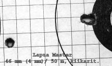  Toz 78 pienoiskiv��rin kasa kiikarit�ht�imell�, Lapua Master .22LR kasan koko (4) 46 mm/50 m  